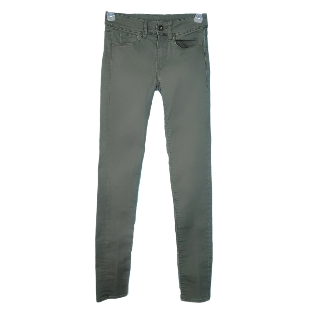Divided by H&M Olive Green Stretch Skinny Pants Women's Size 2